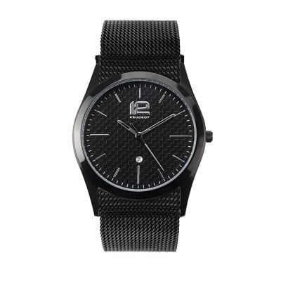 Men's watches Peugeot with a black armband