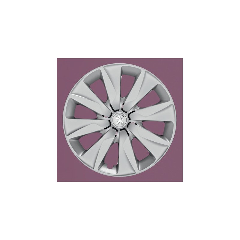 Peugeot hubcaps on the wheels BRECOLA 15" - 108