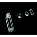 Sada hliníkových šlapek pedálů a opěry chodidla pro MANUÁLNÍ převodovku Peugeot - 308 (T9), 308 SW (T9)