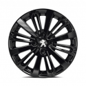 Alloy wheel Peugeot TITANE Black Onyx 16" - 208