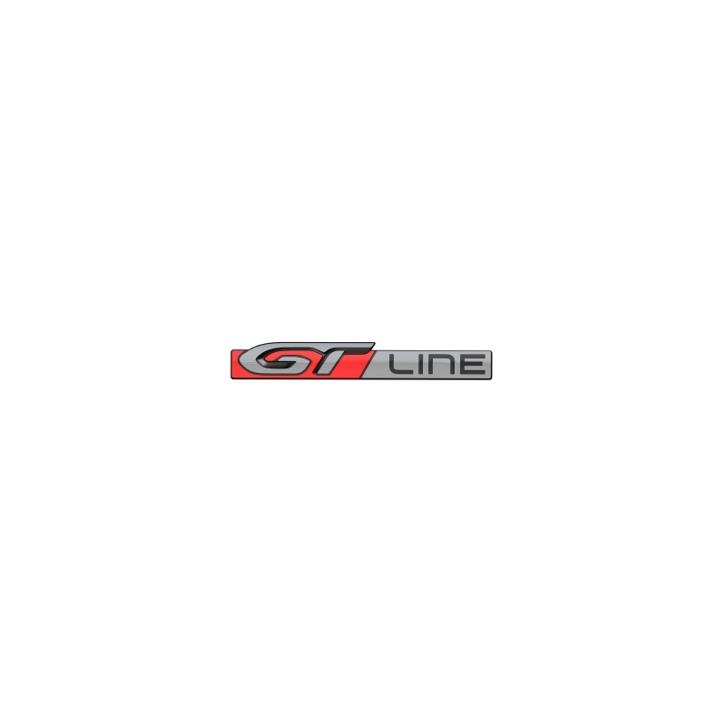 Badge "GT LINE" hinten Peugeot 2008