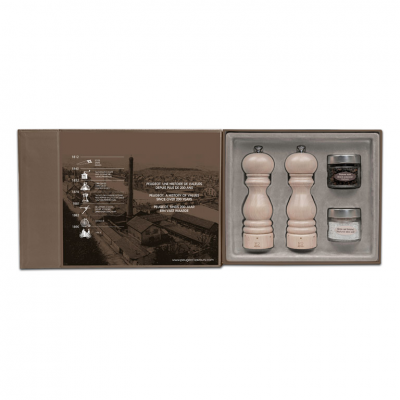 Peugeot Darčekový set mlynčekov na korenie a soľ Paris U Select, biela lazura 18 cm