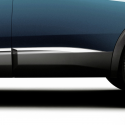 Listwa ochronna drzwi tylnych boczna lewa CHROM Peugeot 5008 SUV (P87)