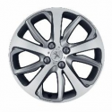Alloy wheel Peugeot OXYGENE Grey 17" - 208