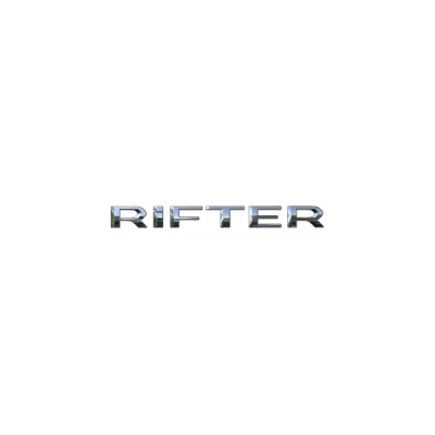 Štítek "RIFTER" zadní část vozu Peugeot Rifter