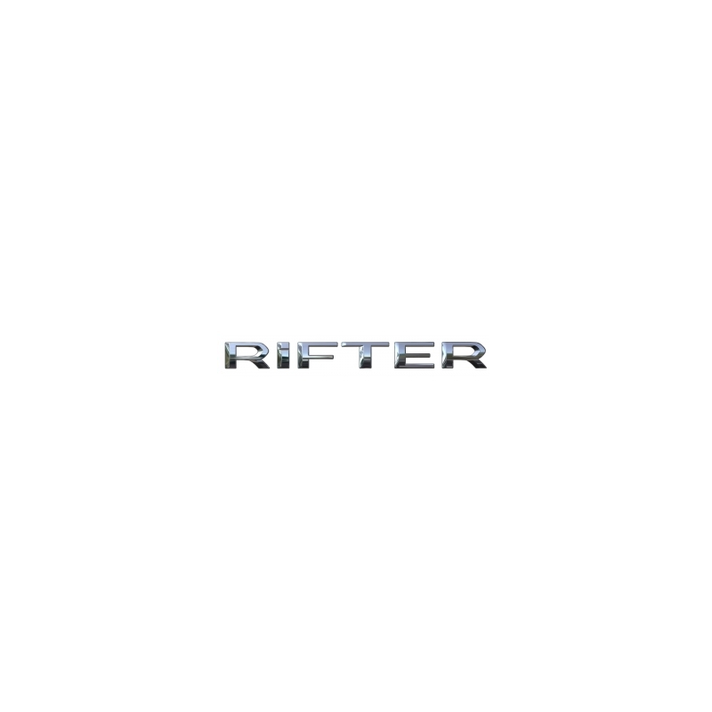 Badge "RIFTER" rear Peugeot Rifter