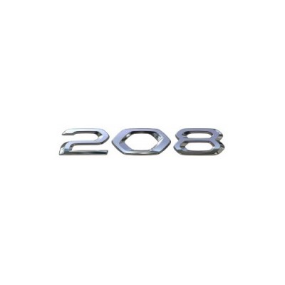 Monograma "208" trasero Peugeot 208 (P21)