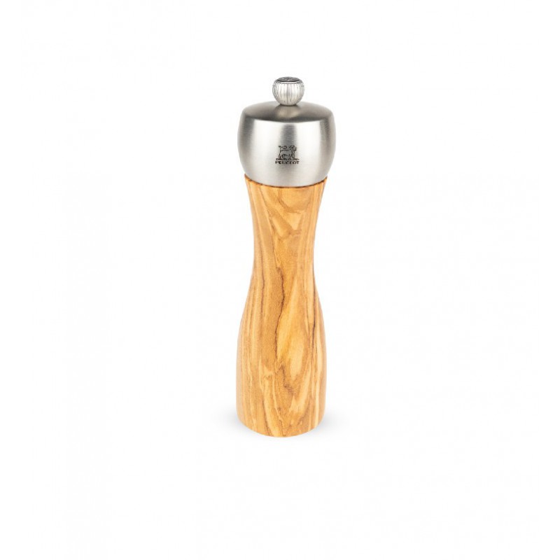 Peugeot FIDJI Pepper Mill olive wood / stainless steel 20 cm