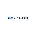 Znaczek "e-208" tylny Peugeot e-208 (P21)