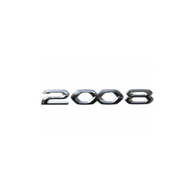 Štítek "2008" zadní část vozu Peugeot 2008 (P24)