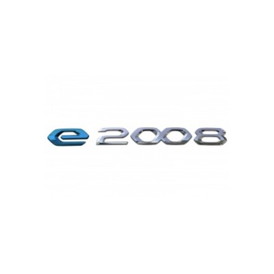 Štítek "e-2008" zadní část vozu Peugeot e-2008 (P24)