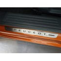 Chránič prahu predných dverí z nerezu Peugeot 2008 (P24)