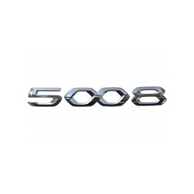 Monogrammo "5008" anteriore GRIGIO Peugeot 5008 SUV (P87) 2020