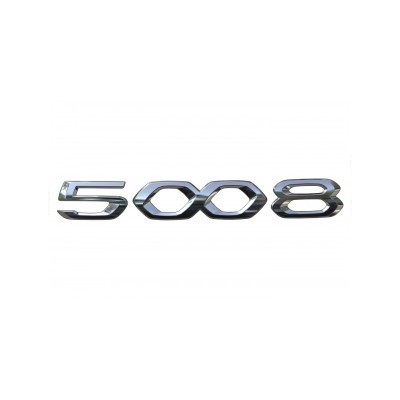 Badge "5008" rear GREY Peugeot 5008 SUV (P87) 2020