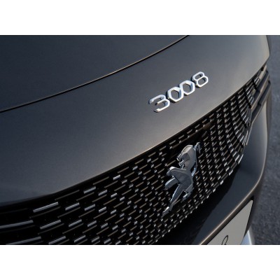 Badge "3008" front GREY Peugeot 3008 SUV (P84) 2020