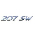 Znaczek "207 SW" tył Peugeot 207 SW