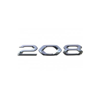 Štítek "208" přední část vozu Peugeot 208 (P21)