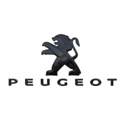 Badge "Löwe + PEUGEOT" schwarz hinten Peugeot 3008 SUV (P84), 5008 SUV (P87)