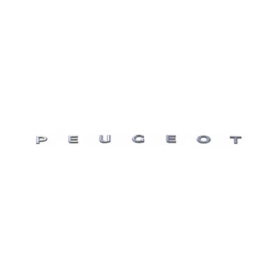 Monograma "PEUGEOT" trasero Peugeot 2008 (P24)