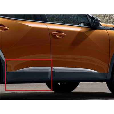 Side rear door protector right CHROM Peugeot 2008 SUV (P24)