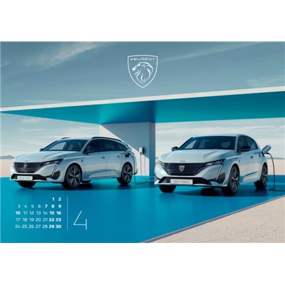 Peugeot Official Wall Calendar 2022