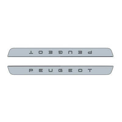 Satz mit Türschwellerschutzleisten Peugeot 308, 408, 2008, Partner, Expert