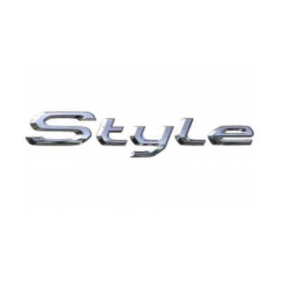 Badge "STYLE" left side of vehicle Peugeot Rifter