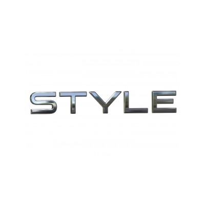 Monograma "STYLE" gris medium lado izquierdo o derecho Peugeot 3008 (P84), 5008 (P87)