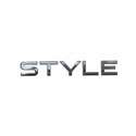 Monogrammo "STYLE" grigio medium lato destro o sinistro Peugeot 3008 (P84), 5008 (P87)