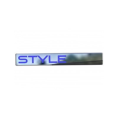 Monogrammo "STYLE" grigio cromo lato destro o sinistro Peugeot 3008 (P84), 5008 (P87)
