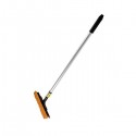 Window squeegee cleaner with telescopic rod 125 cm