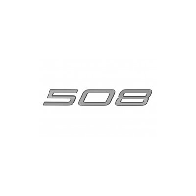 Badge "508" rear GRAY Peugeot 508 (R8) 2023