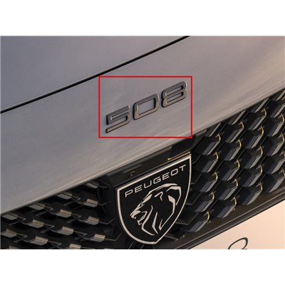 Badge "508" front Peugeot 508 (R8) 2023