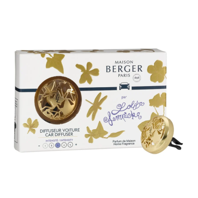 Car diffuser set MAISON BERGER Gold with Lolita filling