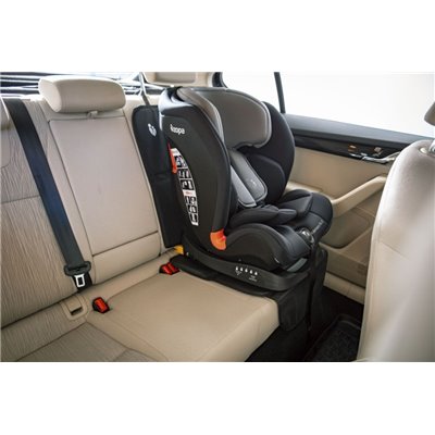 Seat protector under the child car seat