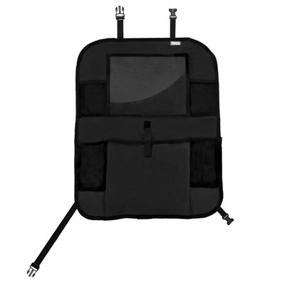 Seat organizer with tablet pocket