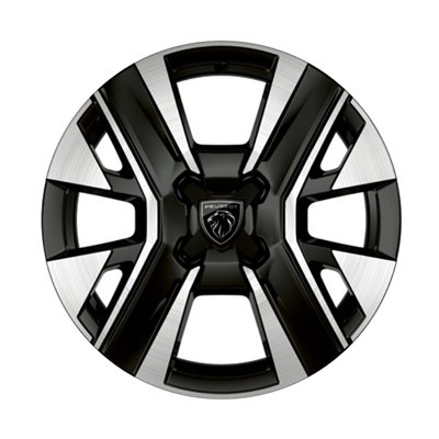 Set of 4 alloy wheels NOMA 16" Peugeot 208 (P21)