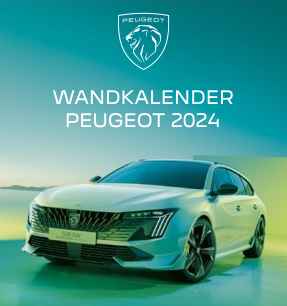 Wandkalender Peugeot 2024